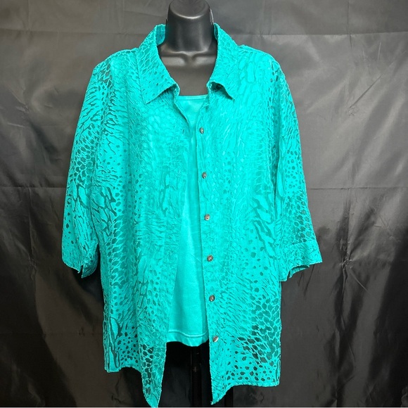 White Stag 2 piece  Teal Top 18w/20w - Picture 2 of 14